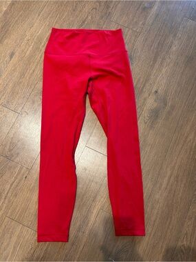 Women’s HeyNuts Bright Red High-Waisted Leggings